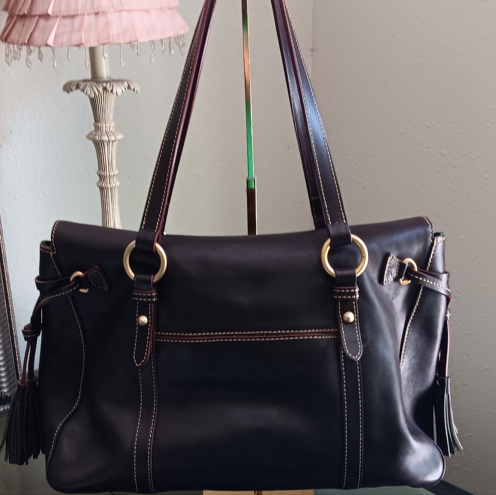 Dooney & Bourke "The Classic Smith bag" in Florentine leather - Picture 4 of 7